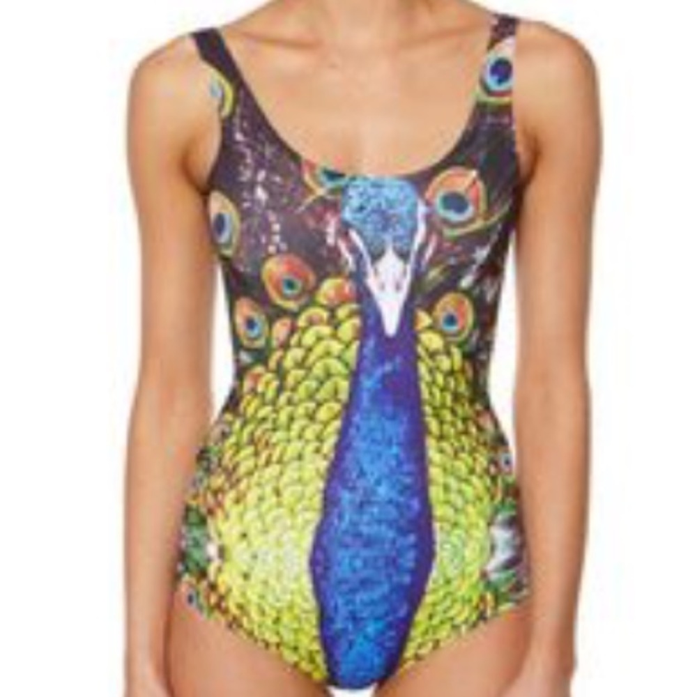 Bam Bam Peacock One Piece Swimwear